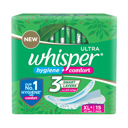 Whisper Ultra Hygiene Plus Comfort